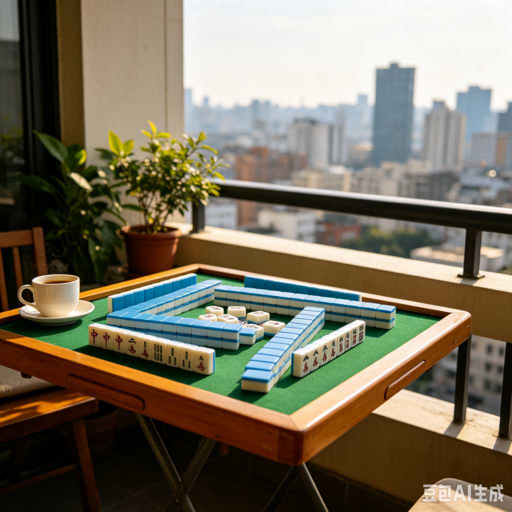 hand painted mahjong tiles