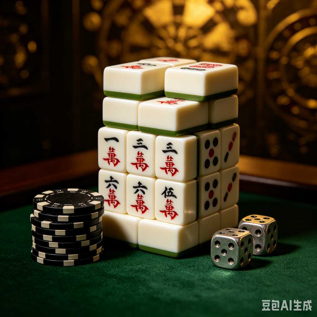 small portable mahjong set