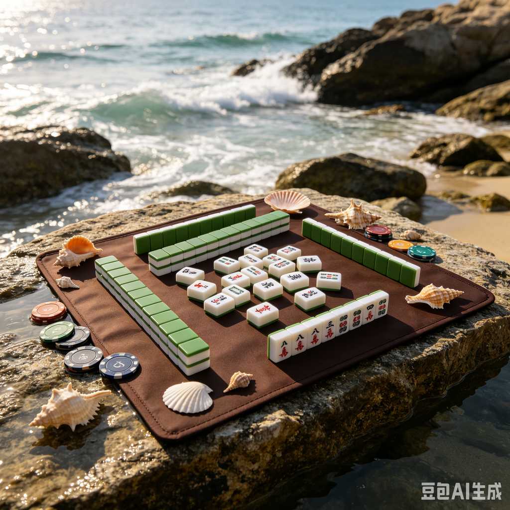 wood mahjong tiles